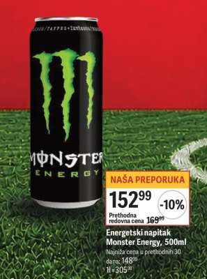 Energetski napitak Monster Energy, 500ml