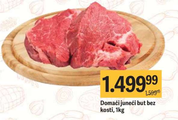 Domaći Juneći but bez kosti, 1kg
