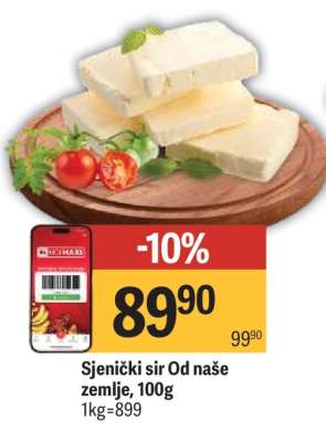 Sjenički sir Od naše zemlje 100g
