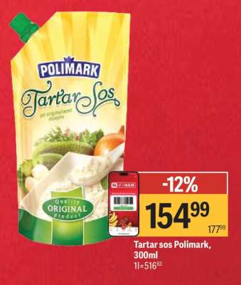 Tartar sos Polimark, 300ml