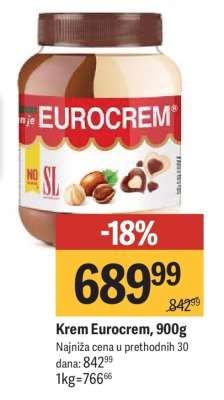 Krem Eurocrem , 900g
