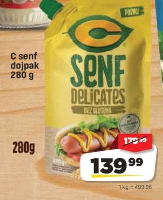 C senf doypak 280 g