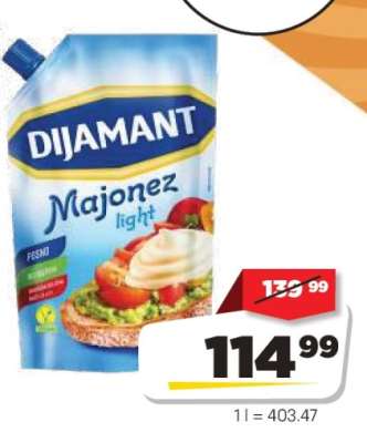 Dijamant Majonez Light