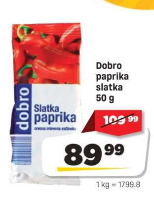 Dobro paprika slatka 50 g