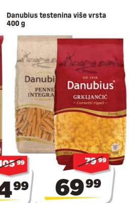 Danubius testenina više vrsta 400 g