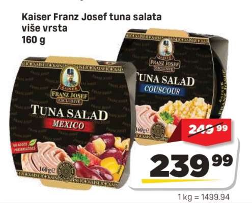 Kaiser Franz Josef tuna salata