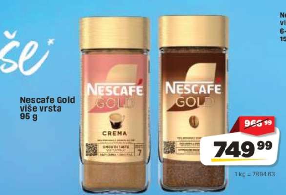 Nescafe Gold više vrsta 95 g