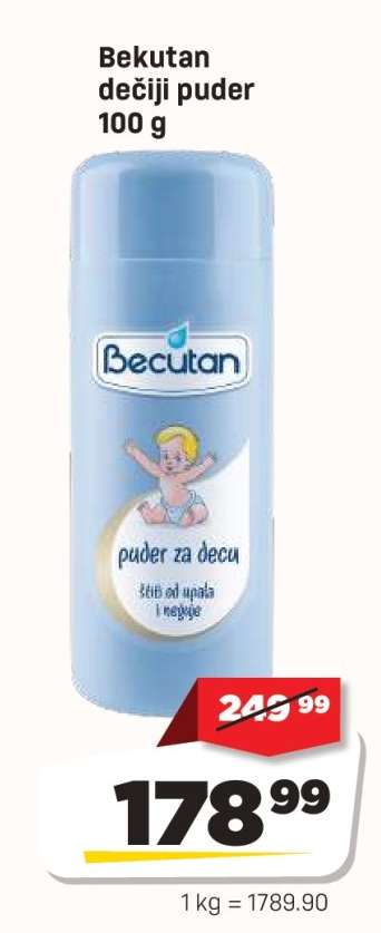 Bekutan dečiji puder 100 g