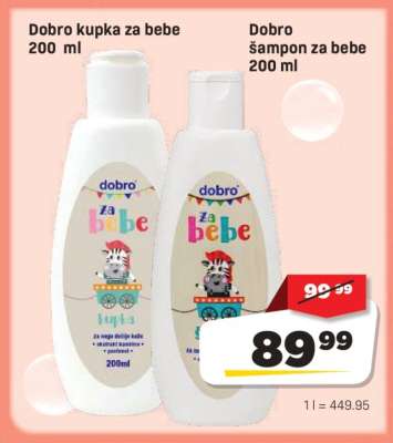 Dobro kupka za bebe 200 ml