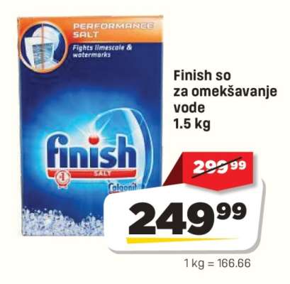 Finish so za omekšavanje vode