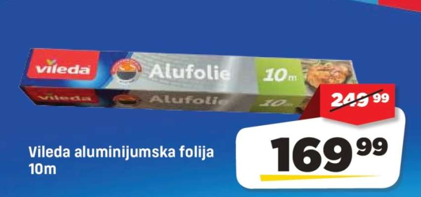 Vileda aluminijumska folija 10m