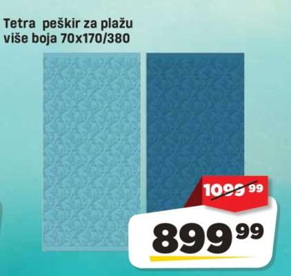 Tetra peškir za plažu