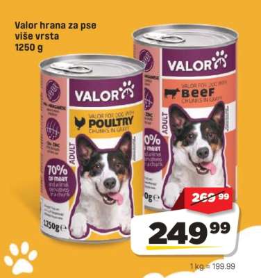 Valor hrana za pse