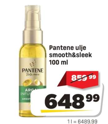 Pantene ulje smooth&sleek 100 ml