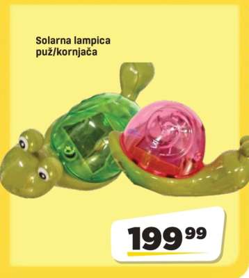 Solarna lampica puž/kornjača
