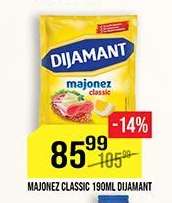 Majonez Classic 190ml Dijamant