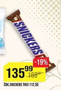 ČOK. SNICKERS TRIO 112,5g