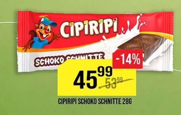 Cipiripi Schoko Schnitte 28g