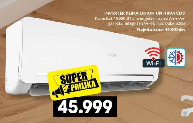 INVERTER KLIMA UNION UN-18WFVD3