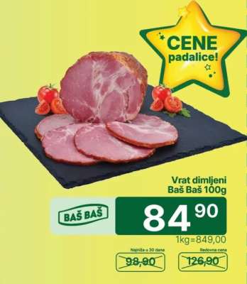 Vrat dimljeni Baš Baš 100g