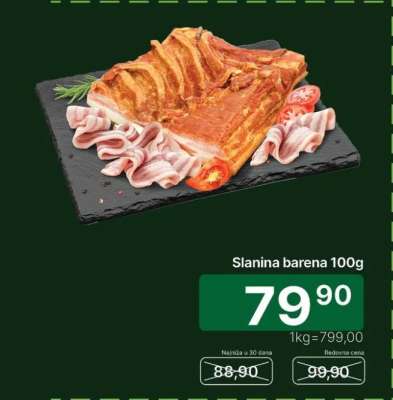 Slanina barena 100g