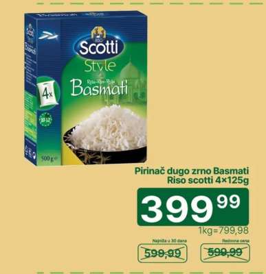 Pirinac dugo zrno basmati