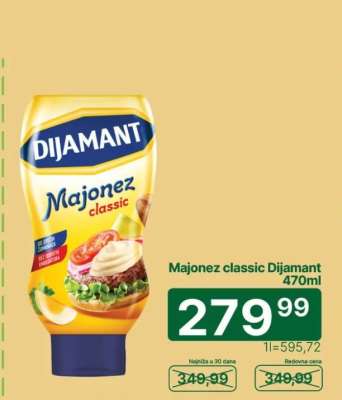 Majonez Classic Dijamant