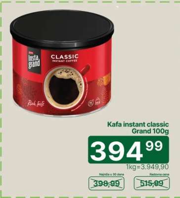 Kafa instant classic Grand 100g