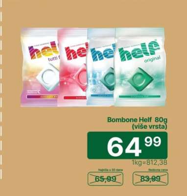 Bombone Helf 80g