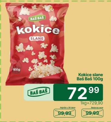 Kokice slane Baš Baš 100g