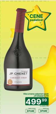 Vino crveno cabarnet syrah J.P.Chenet 0,75l