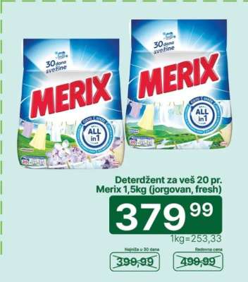 Merix 1,5kg (jorgovan, fresh)