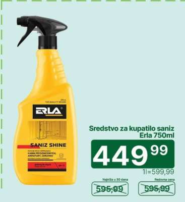 Sredstvo za kupatilo saniz Erla 750ml