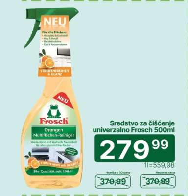 Sredstvo za čišćenje univerzalno Frosch 500ml