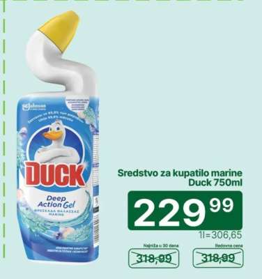 Sredstvo za kupatilo marine Duck 750ml