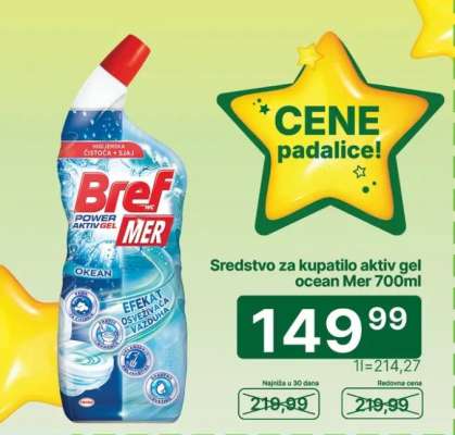 Sredstvo za kupatilo aktiv gel ocean Mer 700ml