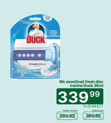 WC osvěživač fresh disc marine Duck 36ml