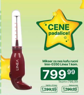 Mikser za nes kafu rucni lmn-0350 Linea 1 kom.