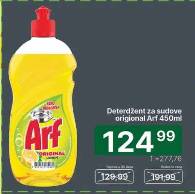 Deterdžent za sudove original Arf 450ml
