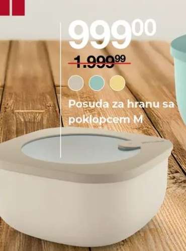 Posuda za hranu sa poklopcem M