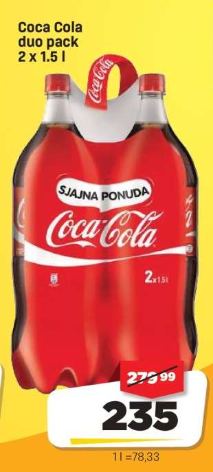 Coca Cola duo pack 2 x 1.5 l