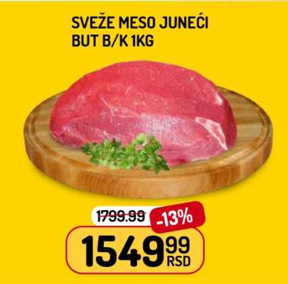 SVEŽE MESO JUNEĆI BUT B/K 1KG