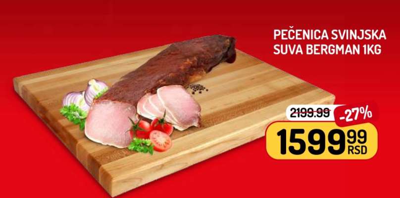 Pečenica svinjska suva Bergman 1kg