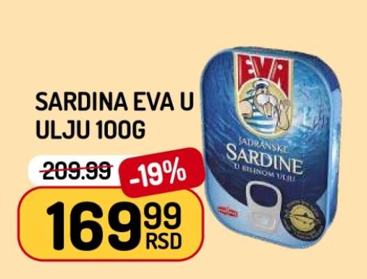 SARDINA EVA U ULJU 100G