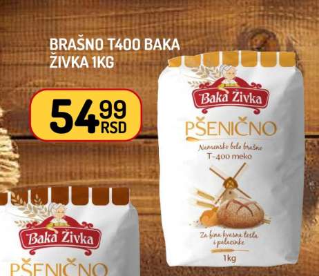 Brašno T400 Baka Živka 1kg