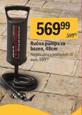 Ručna pumpa za bazen, 48cm