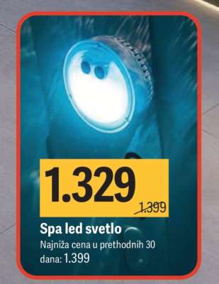Spa led svetlo