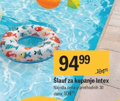 Šlauf za kupanje Intex