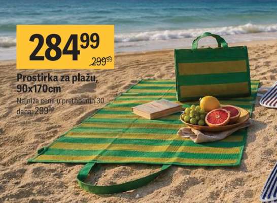 Prostirka za plažu, 90x170cm