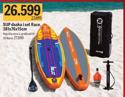 SUP daska i set Race
